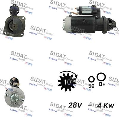 Fispa S24BH0038A2 - Стартер autospares.lv