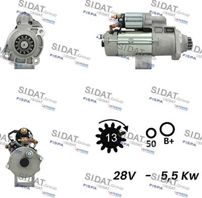 Fispa S24BH0078A2 - Стартер autospares.lv