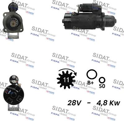 Fispa S24BH0152A2 - Стартер autospares.lv