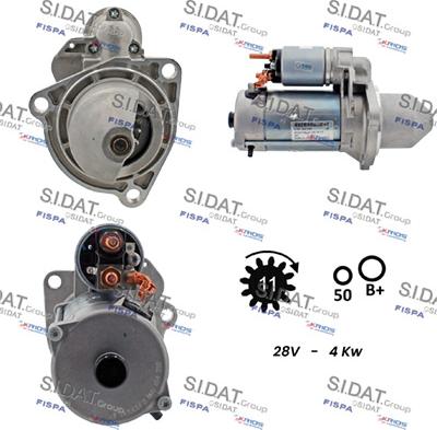 Fispa S24BH0114 - Стартер autospares.lv