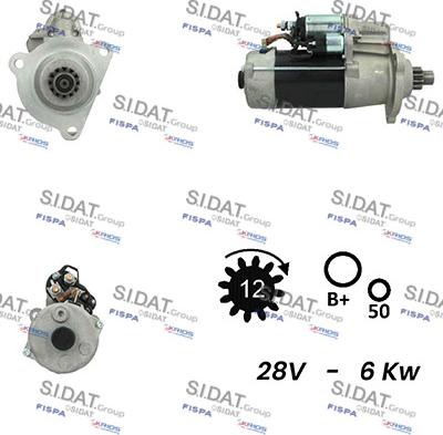 Fispa S24BH0124 - Стартер autospares.lv