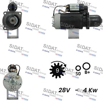 Fispa S24BH0121A2 - Стартер autospares.lv