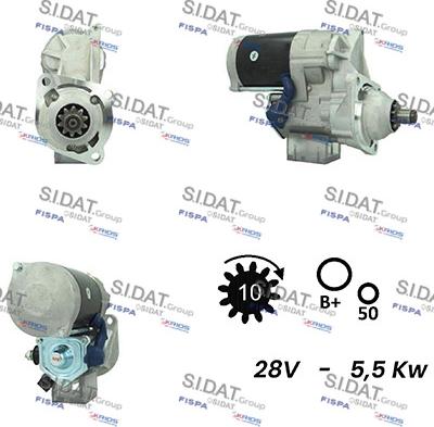 Fispa S24DE0129A2 - Стартер autospares.lv