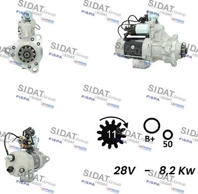 Fispa S24DR0091A2 - Стартер autospares.lv