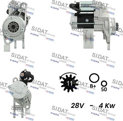 Fispa S24HT0027A2 - Стартер autospares.lv