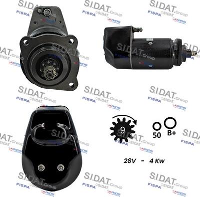 Fispa S24LU0161 - Стартер autospares.lv