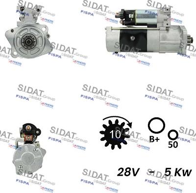 Fispa S24MH0094 - Стартер autospares.lv