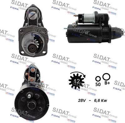 Fispa S24VA0082A2 - Стартер autospares.lv