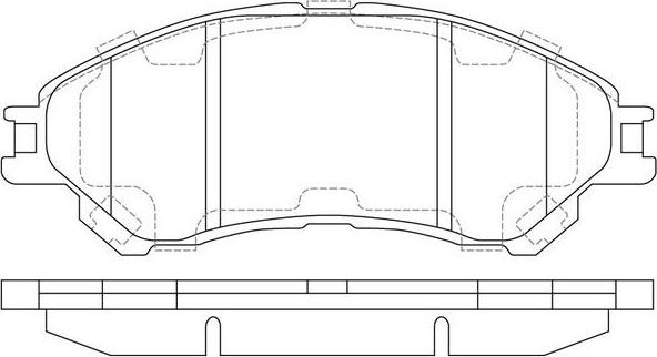 FIT FP9213 - Тормозные колодки, дисковые, комплект autospares.lv