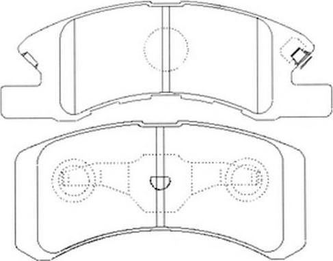 Valeo 606673 - Тормозные колодки, дисковые, комплект autospares.lv