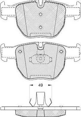 FIT FP0992 - Тормозные колодки, дисковые, комплект autospares.lv