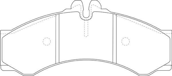 FIT FP0949 - Тормозные колодки, дисковые, комплект autospares.lv