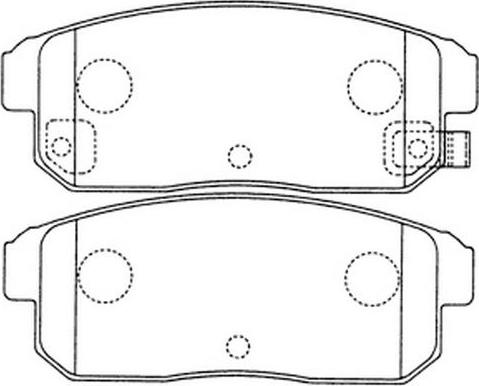 FIT FP0900 - Тормозные колодки, дисковые, комплект autospares.lv