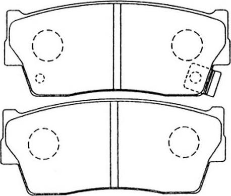 FIT FP0418 - Тормозные колодки, дисковые, комплект autospares.lv