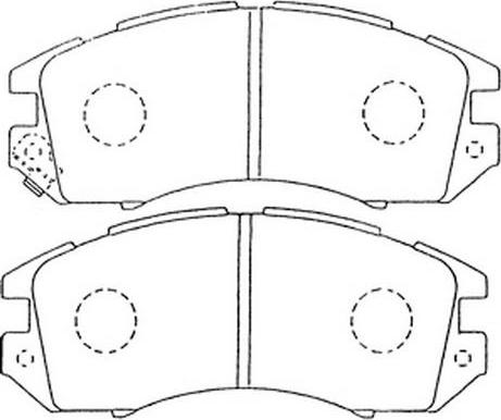 FORMA 429 - Тормозные колодки, дисковые, комплект autospares.lv