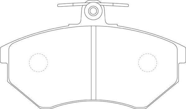 SAF 1HM698151A - Тормозные колодки, дисковые, комплект autospares.lv