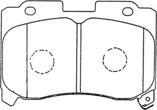 FIT FP0629 - Тормозные колодки, дисковые, комплект autospares.lv