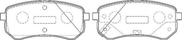 FIT FP0004 - Тормозные колодки, дисковые, комплект autospares.lv