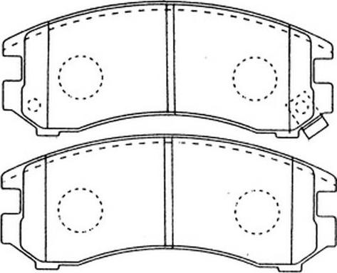 FIT FP0357 - Тормозные колодки, дисковые, комплект autospares.lv