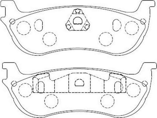 FIT FP0711 - Тормозные колодки, дисковые, комплект autospares.lv