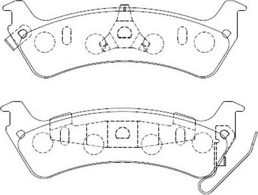 FIT FP0713 - Тормозные колодки, дисковые, комплект autospares.lv