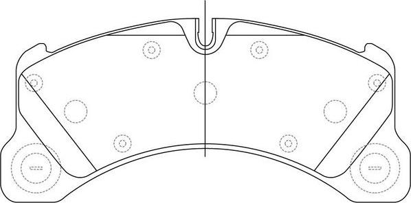 FIT FP1452 - Тормозные колодки, дисковые, комплект autospares.lv