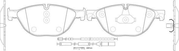 FIT FP1409E - Тормозные колодки, дисковые, комплект autospares.lv