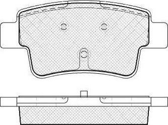 FIT FP1537 - Тормозные колодки, дисковые, комплект autospares.lv