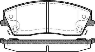 FIT FP1056 - Тормозные колодки, дисковые, комплект autospares.lv