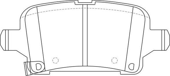 FIT FP1857 - Тормозные колодки, дисковые, комплект autospares.lv