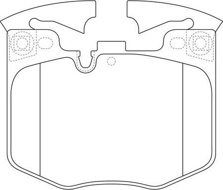 FIT FP1867 - Тормозные колодки, дисковые, комплект autospares.lv