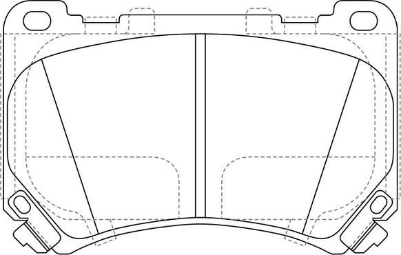 FIT FP1396 - Тормозные колодки, дисковые, комплект autospares.lv