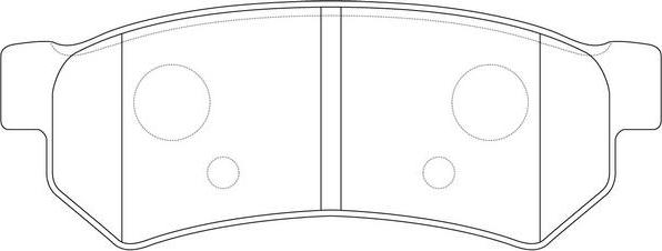 FIT FP1315 - Тормозные колодки, дисковые, комплект autospares.lv