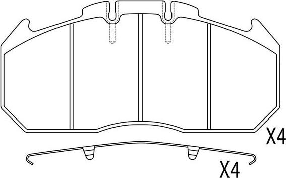 FIT FP1310 - Тормозные колодки, дисковые, комплект autospares.lv