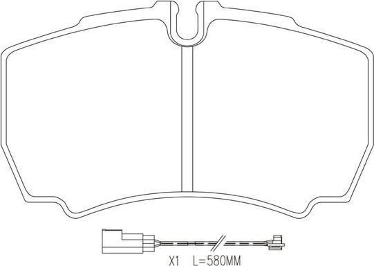 FIT FP1380E - Тормозные колодки, дисковые, комплект autospares.lv