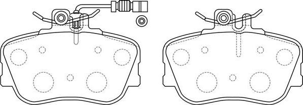 FIT FP1214E - Тормозные колодки, дисковые, комплект autospares.lv