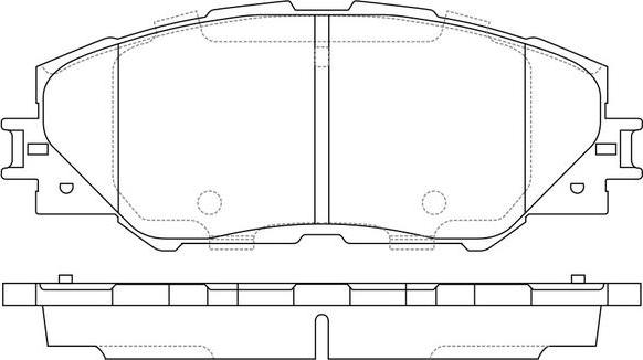 FIT FP1211 - Тормозные колодки, дисковые, комплект autospares.lv