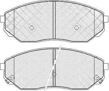 FIT FP3017 - Тормозные колодки, дисковые, комплект autospares.lv