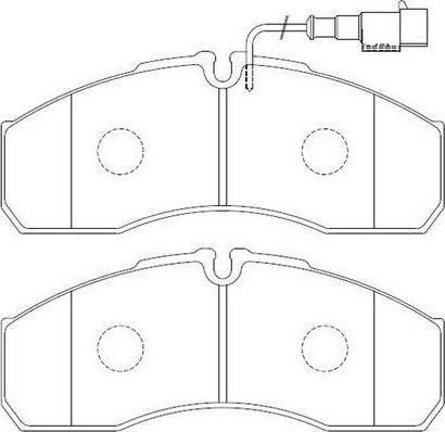 FIT FP3345E - Тормозные колодки, дисковые, комплект autospares.lv