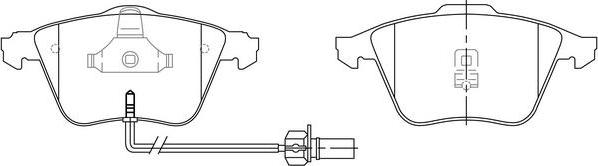 FIT FP3270E - Тормозные колодки, дисковые, комплект autospares.lv