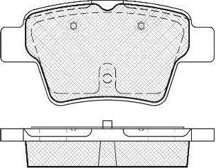 FIT FP2314 - Тормозные колодки, дисковые, комплект autospares.lv