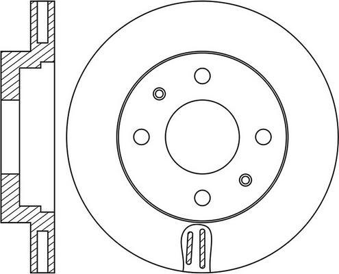 FIT FR0941V - Тормозной диск autospares.lv