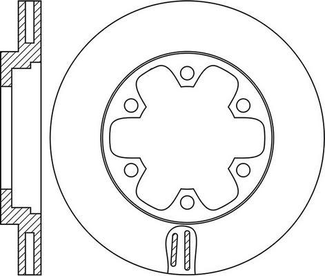 FIT FR0943V - Тормозной диск autospares.lv