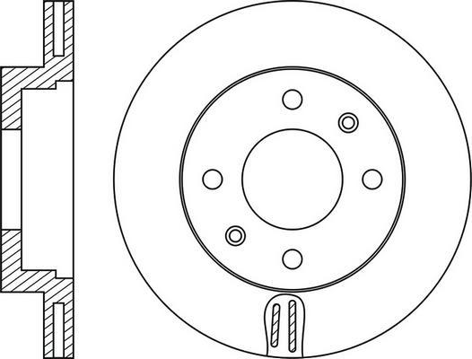 FIT FR0942V - Тормозной диск autospares.lv