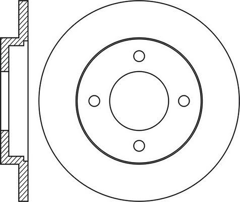 FIT FR0950 - Тормозной диск autospares.lv