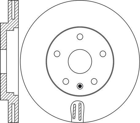 FIT FR0964V - Тормозной диск autospares.lv