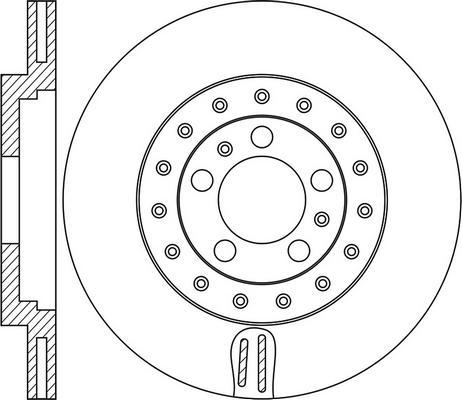 HELLA 8DD 355 113-331 - Тормозной диск autospares.lv