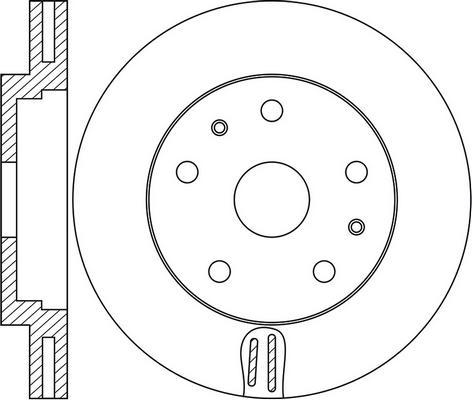 Maxgear 19-2020SPORT - Тормозной диск autospares.lv