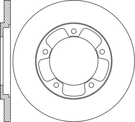 VAICO V25-80029 - Тормозной диск autospares.lv