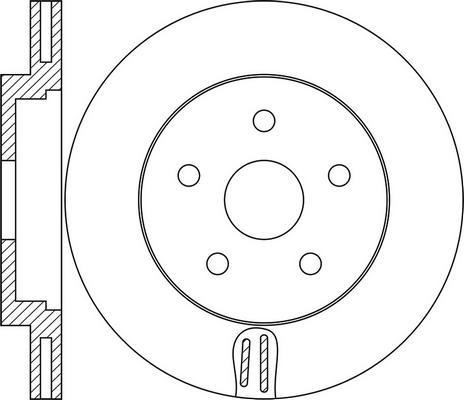 FIT FR0963V - Тормозной диск autospares.lv